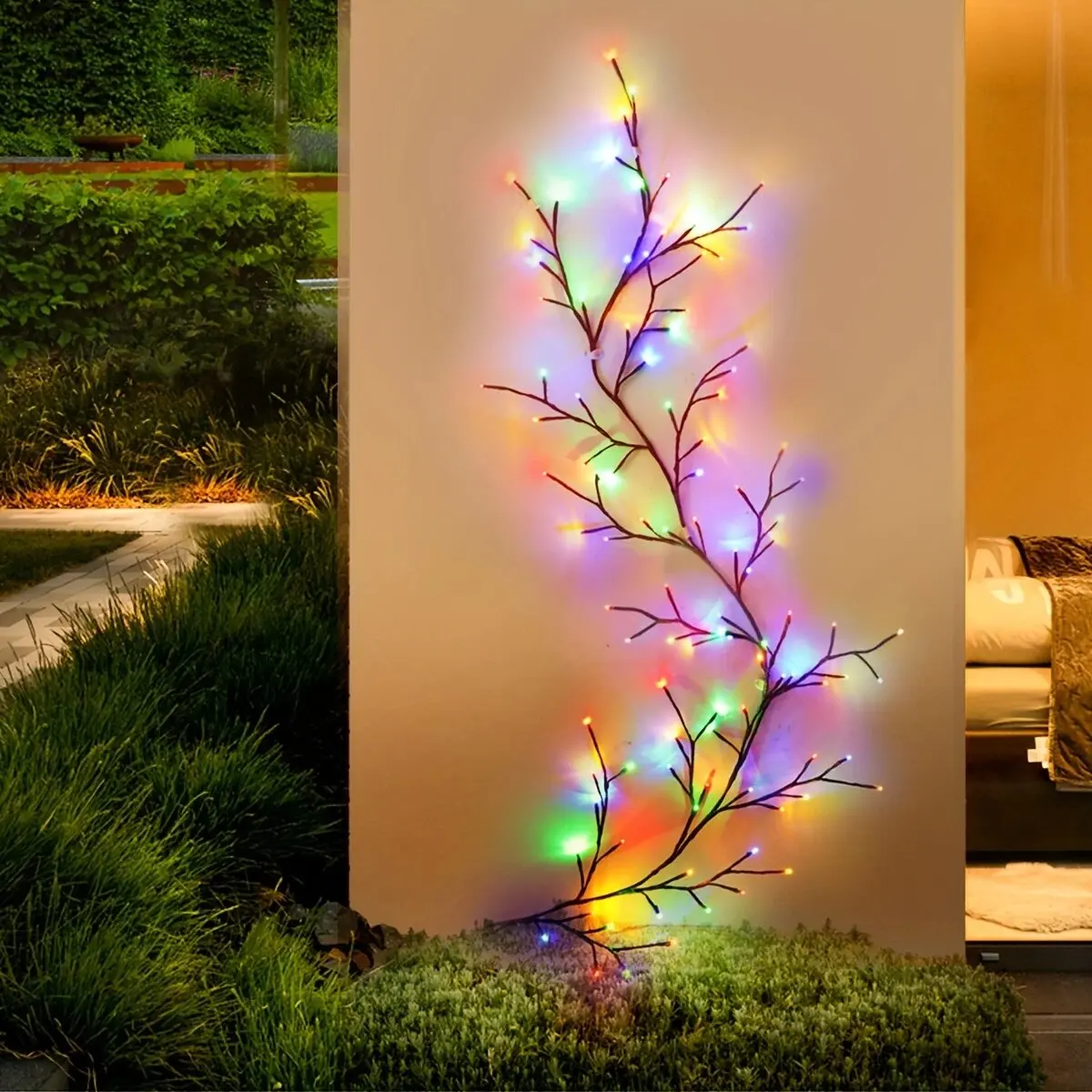 Solar LED Vine String Lights Waterproof Outdoor For Garden Lawn Patio Camping Wedding Birthday Party Festival Ambiance Lighting
Solar LED Vine String Lights Waterproof Outdoor For Garden Lawn Patio Camping Wedding Birthday Party Festival Ambiance Lighting