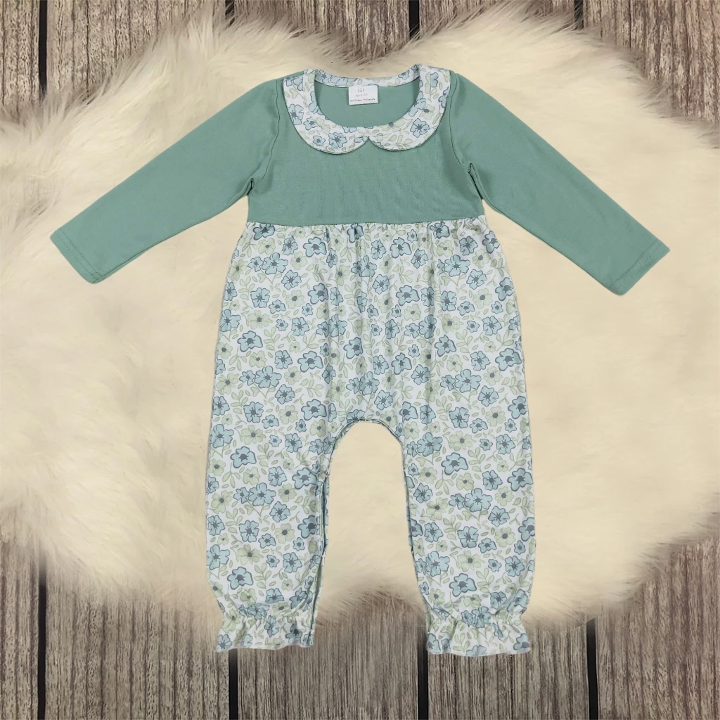 Green Floral Baby Girl Bubble Romper with Ruffle Pants and Long Sleeves Cozy Newborn Toddler Children's Jumpsuit Infant Clothing
Green Floral Baby Girl Bubble Romper with Ruffle Pants and Long Sleeves Cozy Newborn Toddler Children's Jumpsuit Infant Clothing
