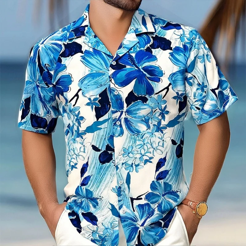 Flower Leaf Pattern Hawaiian Shirt For Men Coconut Tree 3D Print Short Sleeves Summer Street Blouse Surf Beachwear Aloha Shirts
Flower Leaf Pattern Hawaiian Shirt For Men Coconut Tree 3D Print Short Sleeves Summer Street Blouse Surf Beachwear Aloha Shirts
