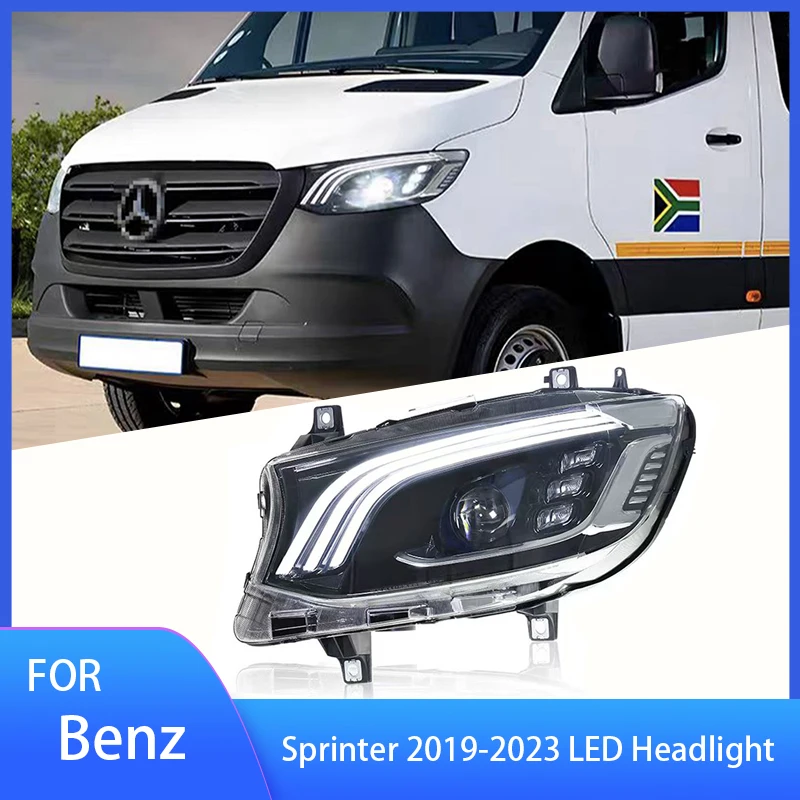 Светодиодные фары для Benz Sprinter 2019 2020 2021 2022 2023, модифицированные передние сигнальные огни DRL, автомобильные аксессуары
Светодиодные фары для Benz Sprinter 2019 2020 2021 2022 2023, модифицированные передние сигнальные огни DRL, автомобильные аксессуары
