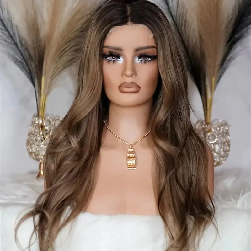 Парик для косплея и повседневной носки, омбре, темно-коричневый с прядями, синтетический, с HD-кружевной передней частью, предварительно проработанная линия роста волос с эффектом натуральных волос, естественная волна
Парик для косплея и повседневной носки, омбре, темно-коричневый с прядями, синтетический, с HD-кружевной передней частью, предварительно проработанная линия роста волос с эффектом натуральных волос, естественная волна