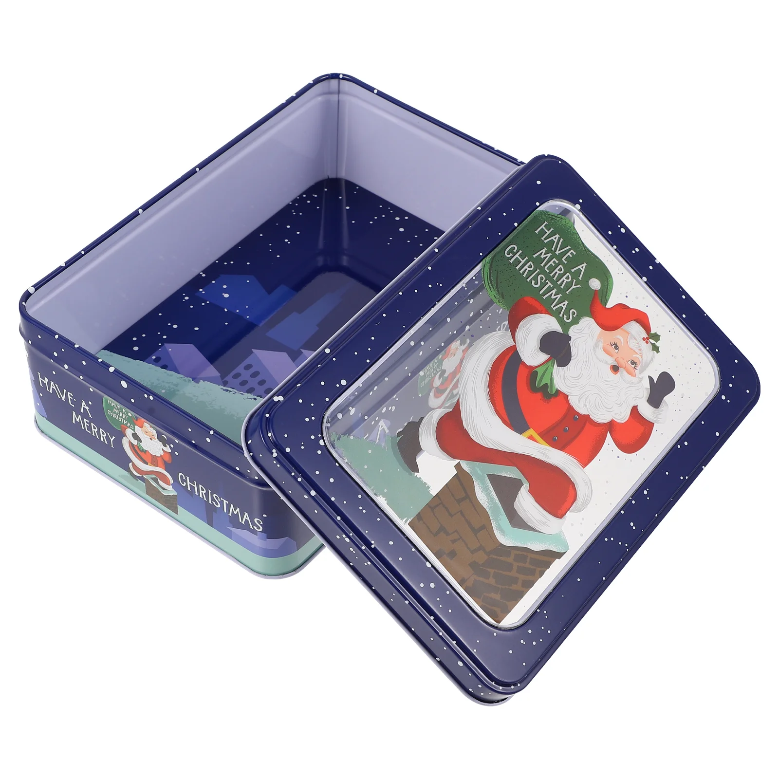 Christmas Tin Box Exquisite Candy Jar Party Favors Holder Open The Window Transparent Storage Tinplate Sugar Case Cookie Boxes
Christmas Tin Box Exquisite Candy Jar Party Favors Holder Open The Window Transparent Storage Tinplate Sugar Case Cookie Boxes