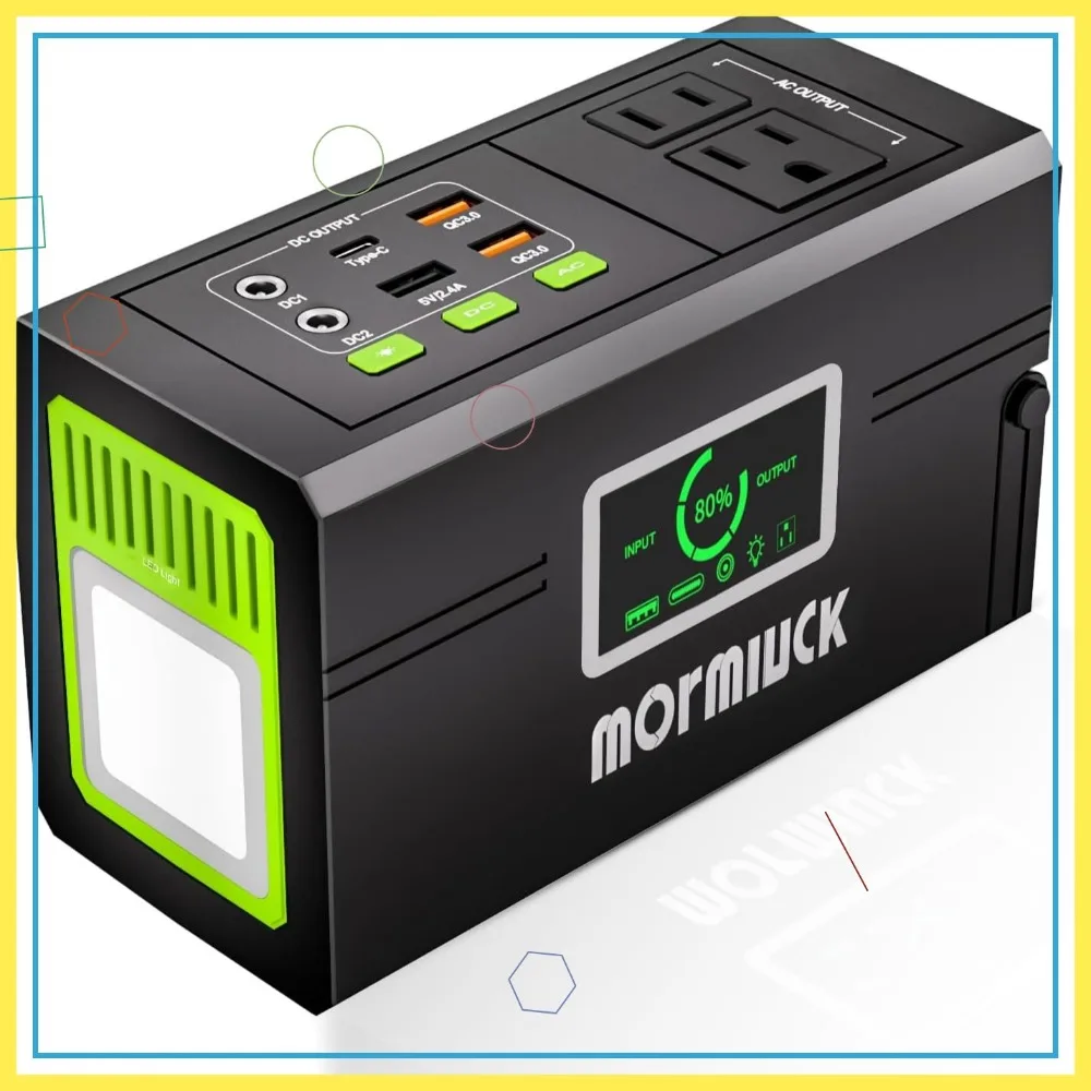 Portable Power Station 127W, Solar Generator with 110V AC Outlet, Type-C & QC3.0 for Camping & Emergency Backup
Portable Power Station 127W, Solar Generator with 110V AC Outlet, Type-C & QC3.0 for Camping & Emergency Backup