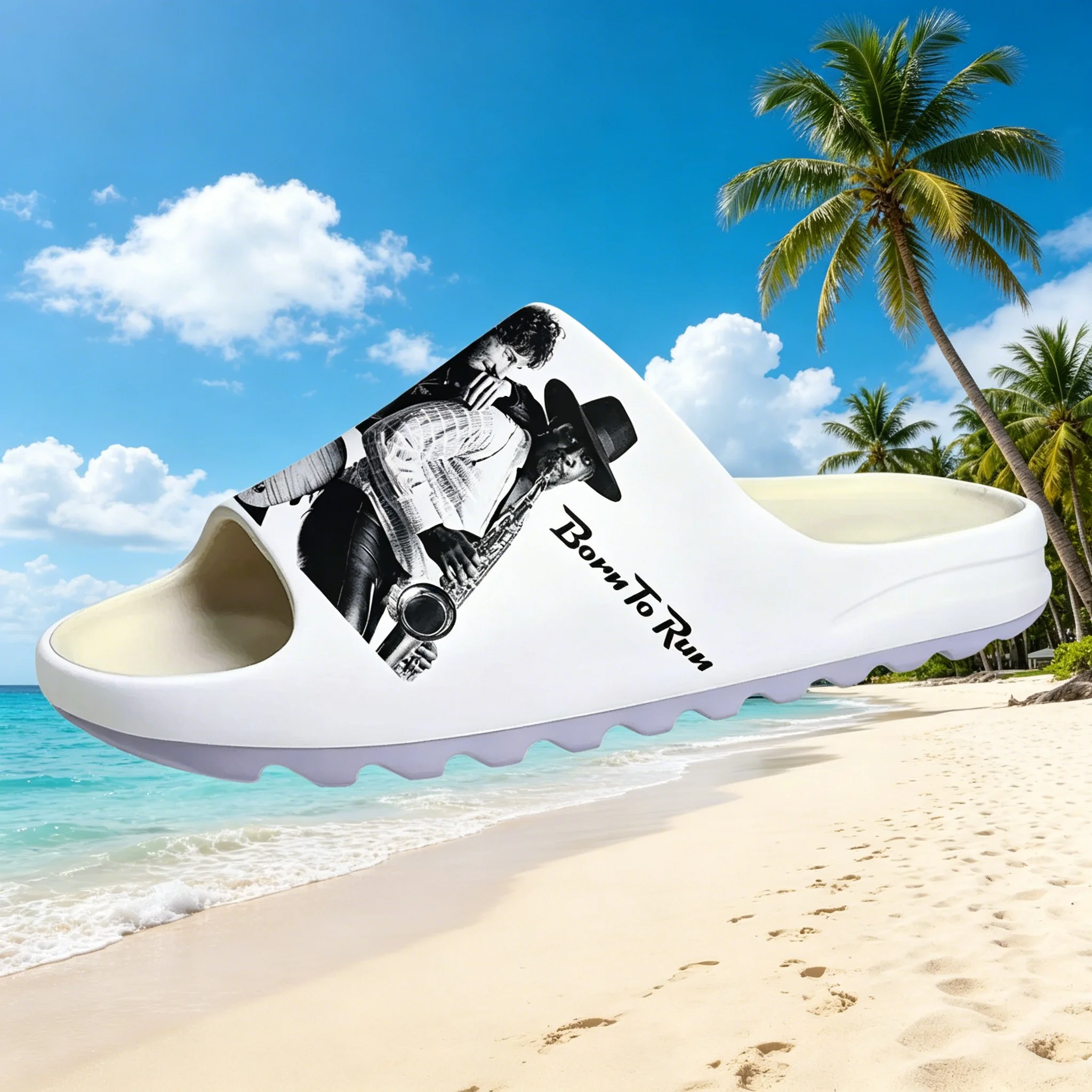 Born To Run slogan custom slippers, breathable hollow out design, comfortable outdoor slippers, unisex all-season footwear
Born To Run slogan custom slippers, breathable hollow out design, comfortable outdoor slippers, unisex all-season footwear