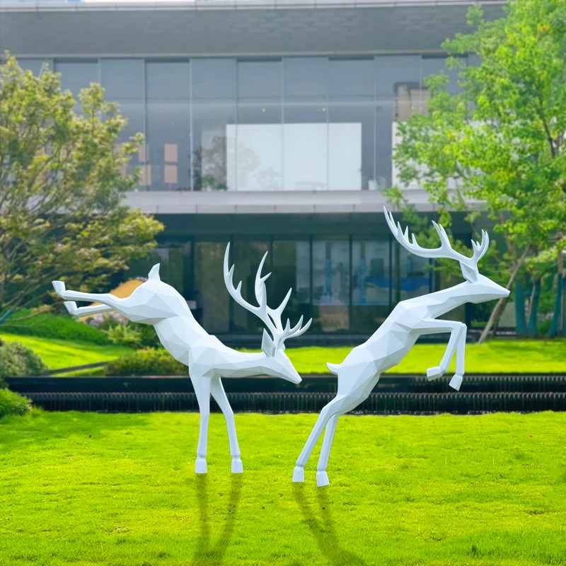 Garden Landscape Sales Department Community Lawn Landscape Ornament Piece Imitation Stainless Steel Geometric Block Surface
Garden Landscape Sales Department Community Lawn Landscape Ornament Piece Imitation Stainless Steel Geometric Block Surface