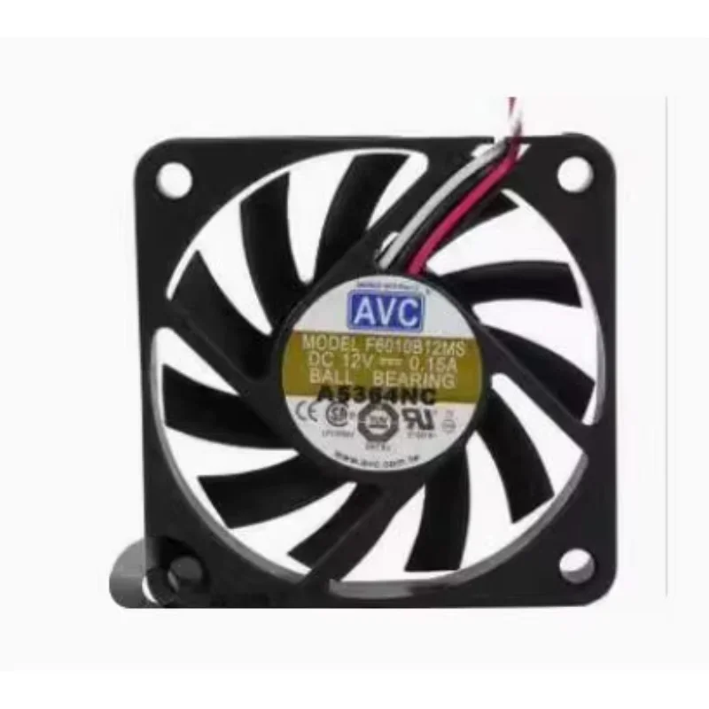 AVC F6010B12MS DC 12V 0.15A 60x60x10mm 3-Wire Server Cooling Fan
AVC F6010B12MS DC 12V 0.15A 60x60x10mm 3-Wire Server Cooling Fan