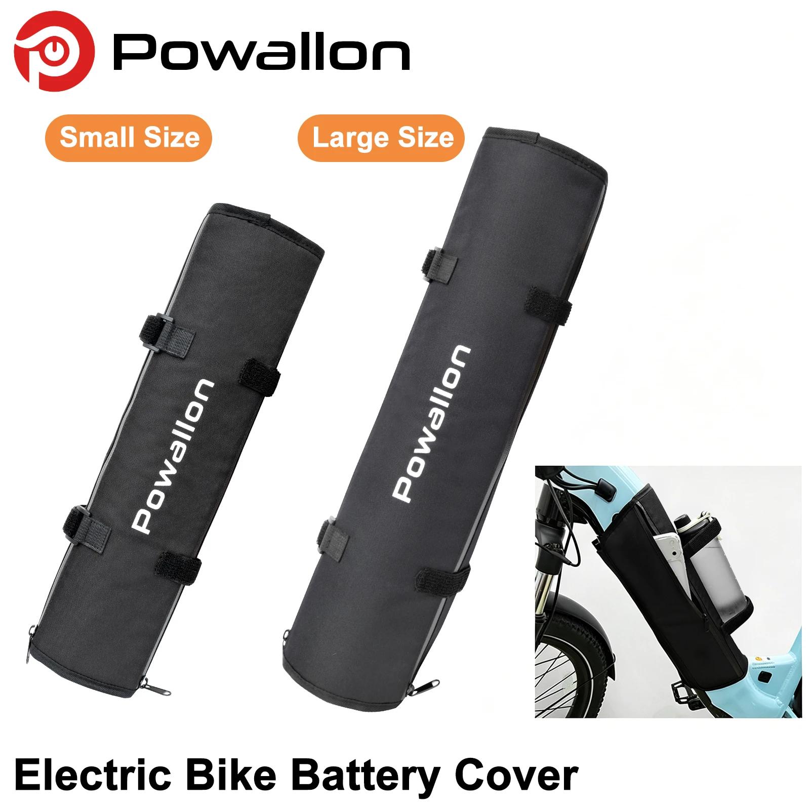 E-bike Down Tube Battery Protective Cover,Matching adjustable velcro strap for water bottle | 2 Sizes Small & Large
E-bike Down Tube Battery Protective Cover,Matching adjustable velcro strap for water bottle | 2 Sizes Small & Large