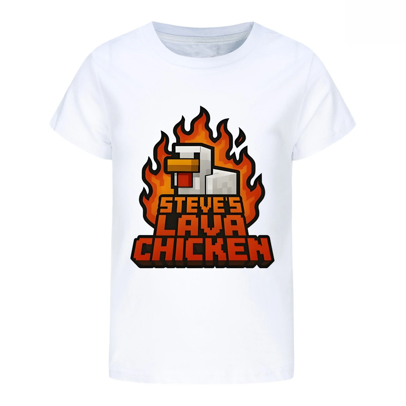 Summer Kids Steve's Lava Chicken T-shirts Childen Cartoon Short Sleeve Boys Top Teen Fashion Cotton Tshirts Casual Clothes Gift
Summer Kids Steve's Lava Chicken T-shirts Childen Cartoon Short Sleeve Boys Top Teen Fashion Cotton Tshirts Casual Clothes Gift