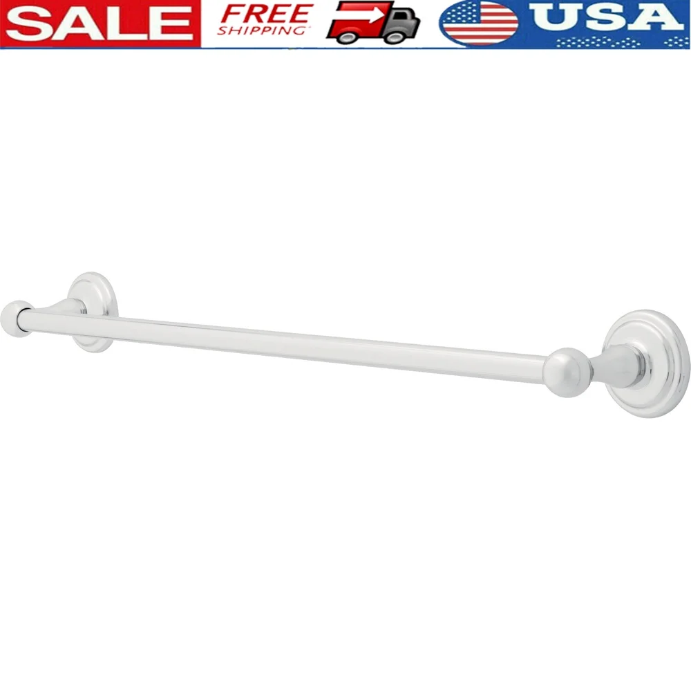 Полированный хромированный 24-дюймовый настенный вешалка для полотенец из цинка, литая под давлением конструкция, аксессуар для ванной комнаты, простая установка, классический дизайн
Полированный хромированный 24-дюймовый настенный вешалка для полотенец из цинка, литая под давлением конструкция, аксессуар для ванной комнаты, простая установка, классический дизайн