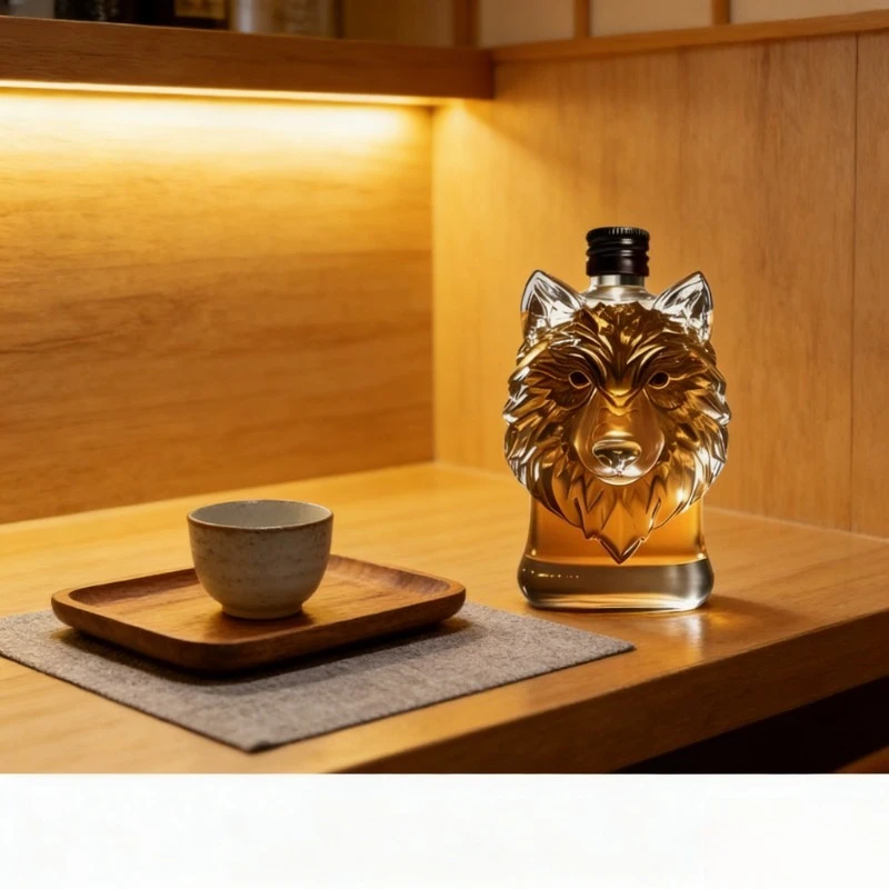 Creative Wolf Head Whiskey Decanter, Unique Animal Shaped Glass Bottle for Liquor, Vodka, Rum Display, Luxury Home Bar Decor
Creative Wolf Head Whiskey Decanter, Unique Animal Shaped Glass Bottle for Liquor, Vodka, Rum Display, Luxury Home Bar Decor
