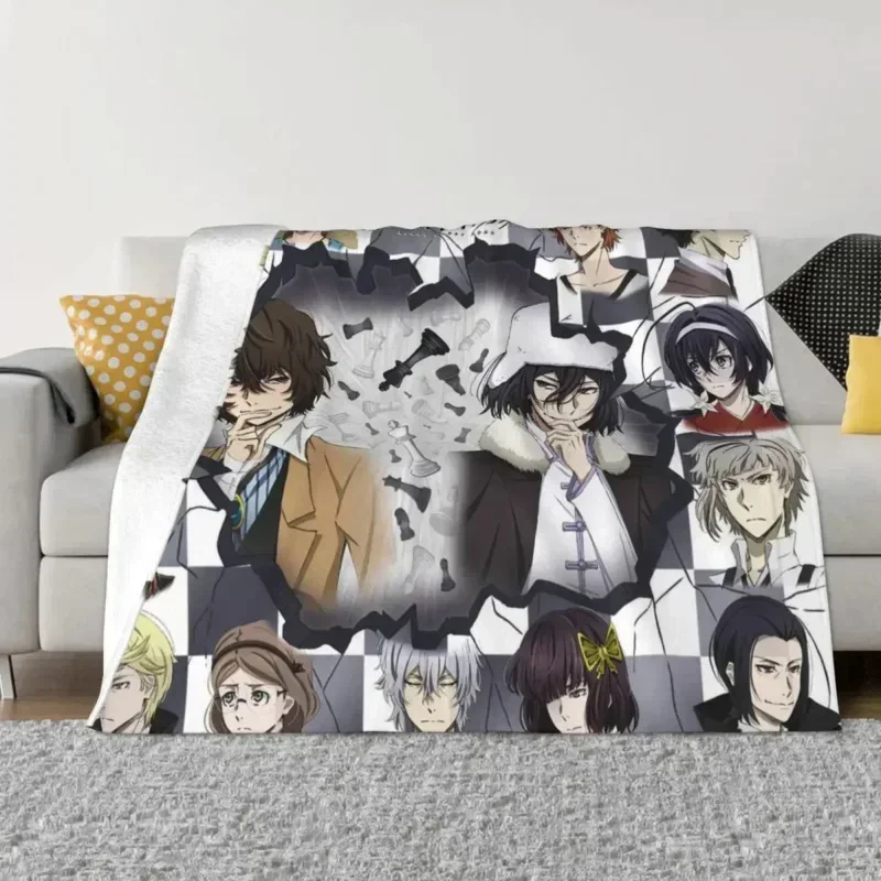 Bungou Stray Dogs Anime Fleece Spring Autumn Japanese Dazai Osamu Throw Blanket for Sofa Bedroom Bedding Throws
Bungou Stray Dogs Anime Fleece Spring Autumn Japanese Dazai Osamu Throw Blanket for Sofa Bedroom Bedding Throws