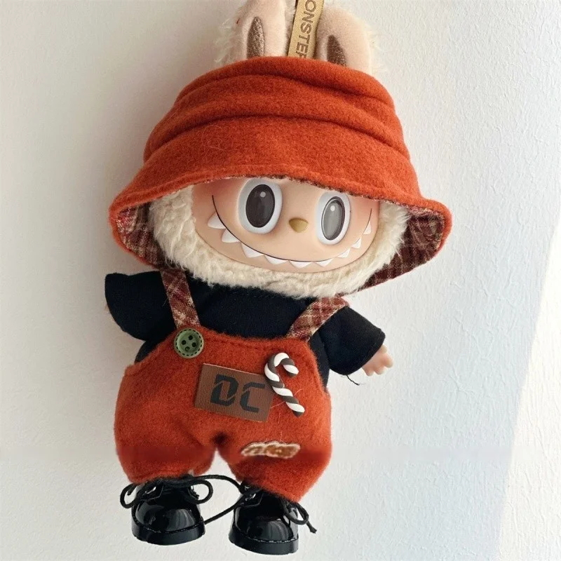 Kawaii Labubu Costume 17cm Labubu V1v2 Accessories Clothes Bucket Hat Overall Costume Leisurely Dress Up Outfit Quality Gift
Kawaii Labubu Costume 17cm Labubu V1v2 Accessories Clothes Bucket Hat Overall Costume Leisurely Dress Up Outfit Quality Gift