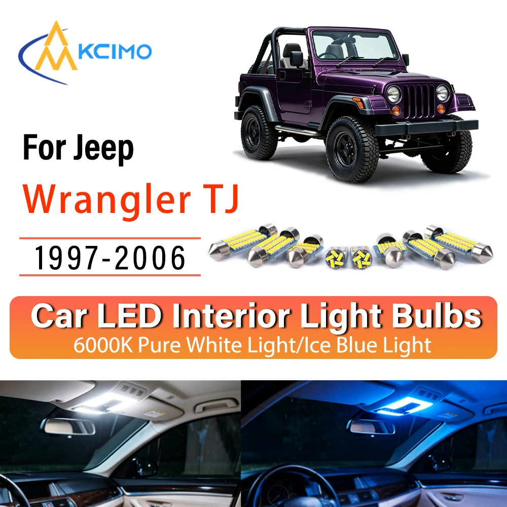 High Quality For Jeep Wrangler TJ 1997-2006 LED Interior Lights, Quick Setup Decor Long Lasting
High Quality For Jeep Wrangler TJ 1997-2006 LED Interior Lights, Quick Setup Decor Long Lasting
