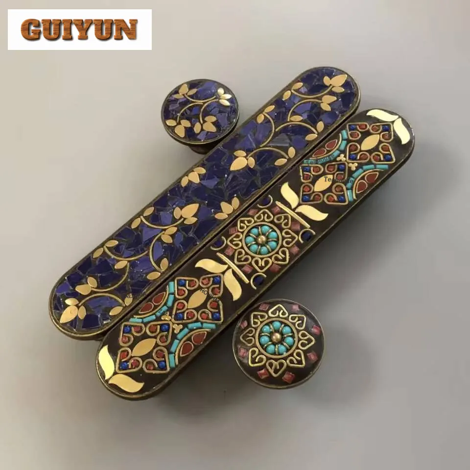 Ethnic Style Brass Art Handle Cabinet Drawer Kitchen Dresser Wardrobes Door Knocker Shoe Cabinets Handles For Furniture
Ethnic Style Brass Art Handle Cabinet Drawer Kitchen Dresser Wardrobes Door Knocker Shoe Cabinets Handles For Furniture