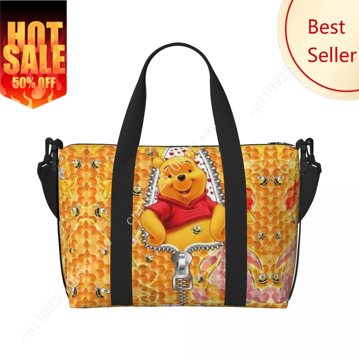 Custom Winnie Pooh Bear Manga Groceries Shopping Tote Bags Women Large Capacity Gym Beach Travel Bags
Custom Winnie Pooh Bear Manga Groceries Shopping Tote Bags Women Large Capacity Gym Beach Travel Bags
