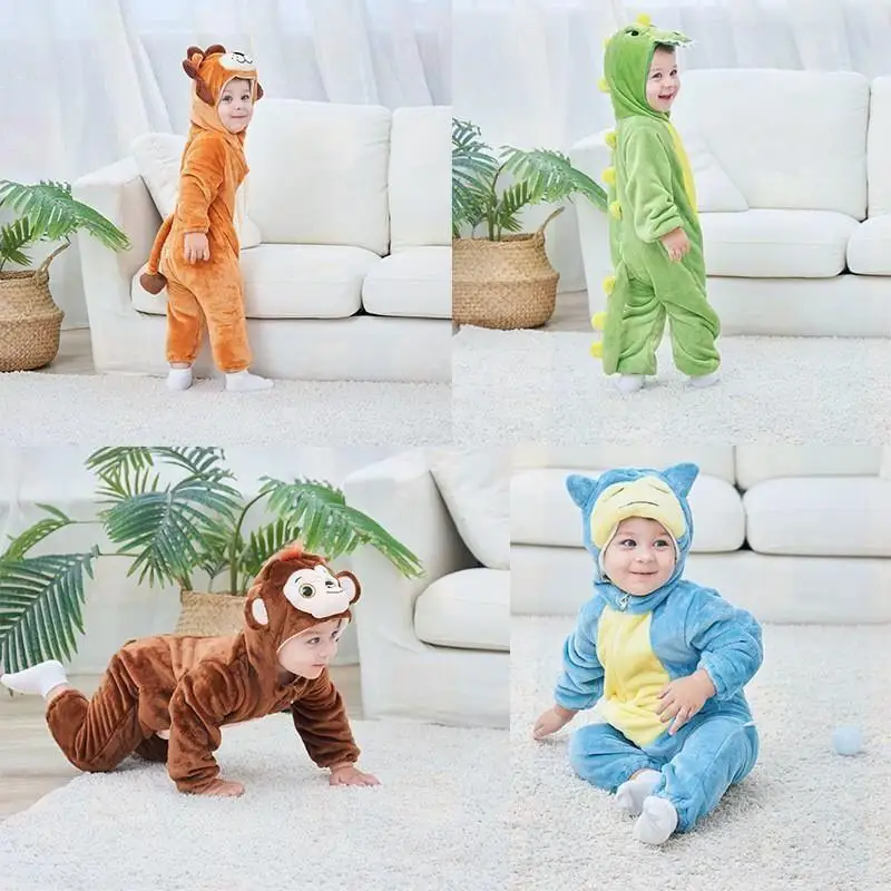 Baby Dinosaur Costume Suit Performance Clothes Autumn Winter Plush Halloween Onesie Toddler Animal Shape Cosplay Outfit
Baby Dinosaur Costume Suit Performance Clothes Autumn Winter Plush Halloween Onesie Toddler Animal Shape Cosplay Outfit