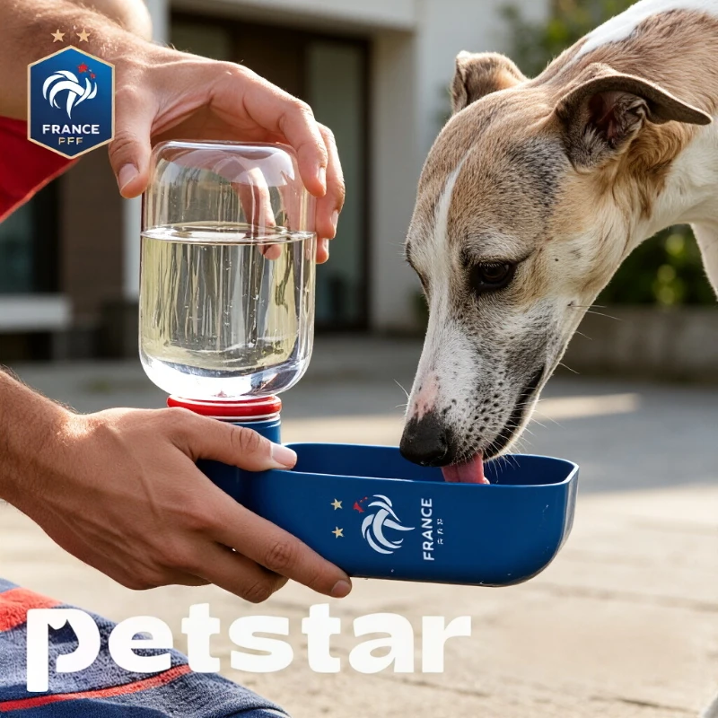 France Football Team Pet Drinking Cup Leakproof Dog Cat Travel Water Bowl Portable Puppy Water Fountain for Walking Hiking
France Football Team Pet Drinking Cup Leakproof Dog Cat Travel Water Bowl Portable Puppy Water Fountain for Walking Hiking