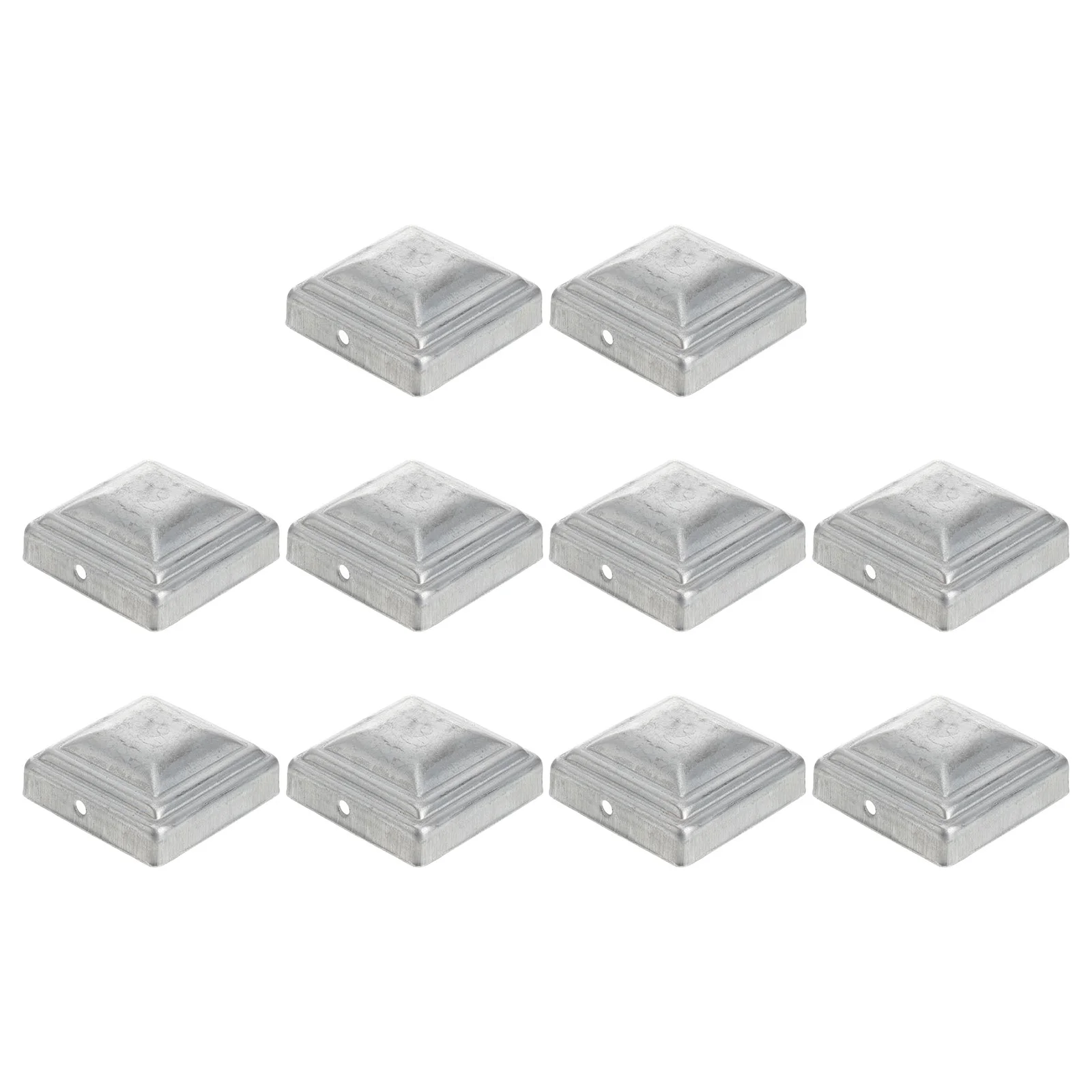 10Pcs Fence Post Cap Galvanized Square Cover Outdoor Durable Metal Fence Post Cover Decoration Pole Covers for Metal Poles
10Pcs Fence Post Cap Galvanized Square Cover Outdoor Durable Metal Fence Post Cover Decoration Pole Covers for Metal Poles