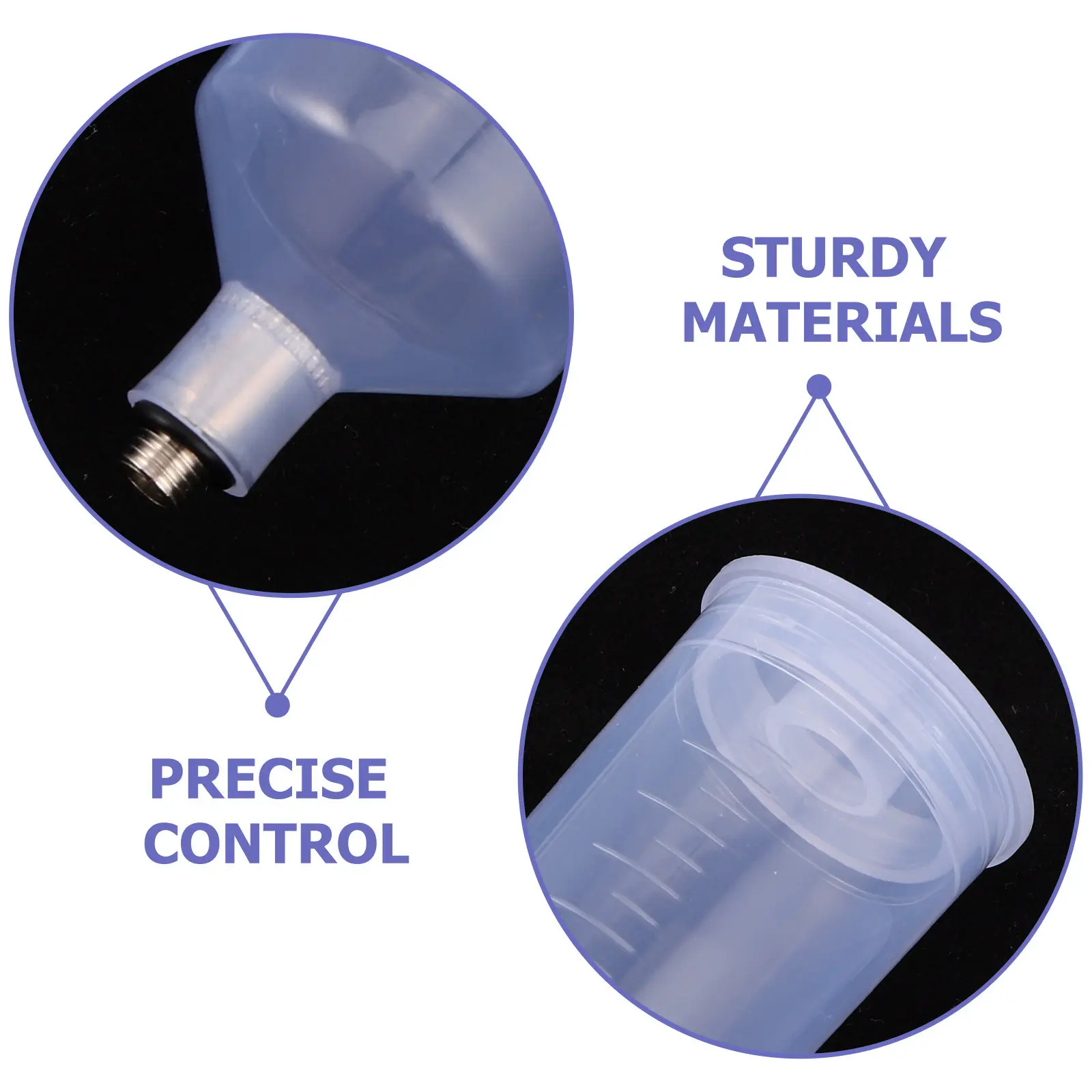 5Pcs Clear Plastic Airbrush Replacement Pot Set,Split-Type Paint Cup Bottle,Corrosion-Resistant Airbrush Accessories for Artists
5Pcs Clear Plastic Airbrush Replacement Pot Set,Split-Type Paint Cup Bottle,Corrosion-Resistant Airbrush Accessories for Artists