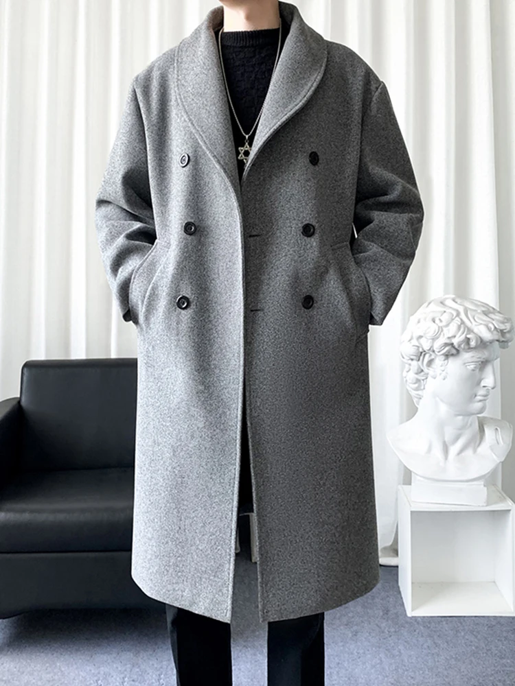 ay Woolen Men's Coat Autumn Winter Faionable Casual High-End Feeling Slim Fit Medium-Length Windbreaker Outerwear
ay Woolen Men's Coat Autumn Winter Faionable Casual High-End Feeling Slim Fit Medium-Length Windbreaker Outerwear