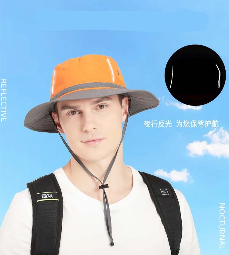 Fisherman Hat Women Summer Sun Anti-UV UPF50+ Protection Camping Hiking Mountaineering Caps Men's Panama Bucket Outdoor Hat
Fisherman Hat Women Summer Sun Anti-UV UPF50+ Protection Camping Hiking Mountaineering Caps Men's Panama Bucket Outdoor Hat