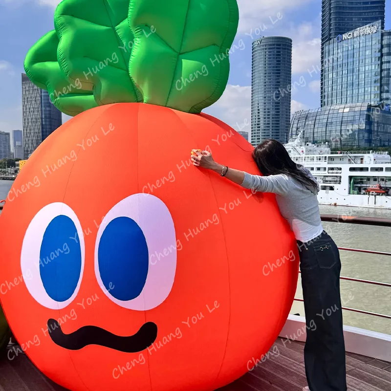 Shopping mall inflatable carrot cartoon vegetable carrots doll air mold cutomize cartoon advertising prop
Shopping mall inflatable carrot cartoon vegetable carrots doll air mold cutomize cartoon advertising prop
