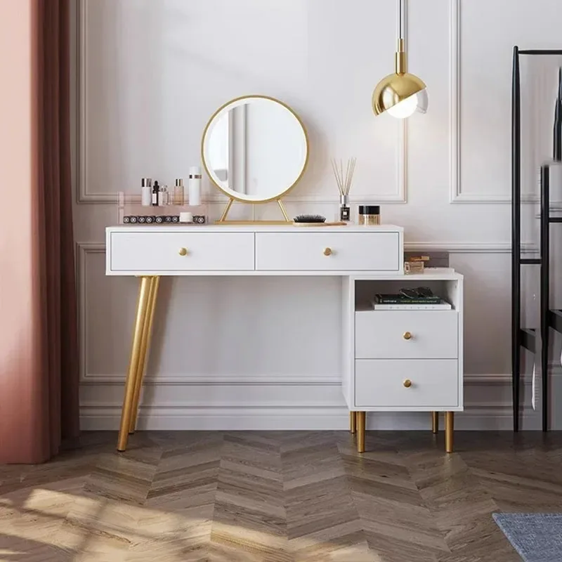 Modern Mirror Storage Vanity Table White Nordic Beauty Europa Makeup Dresser Living Room Luxury Penteadeiras Bedroom Furniture
Modern Mirror Storage Vanity Table White Nordic Beauty Europa Makeup Dresser Living Room Luxury Penteadeiras Bedroom Furniture