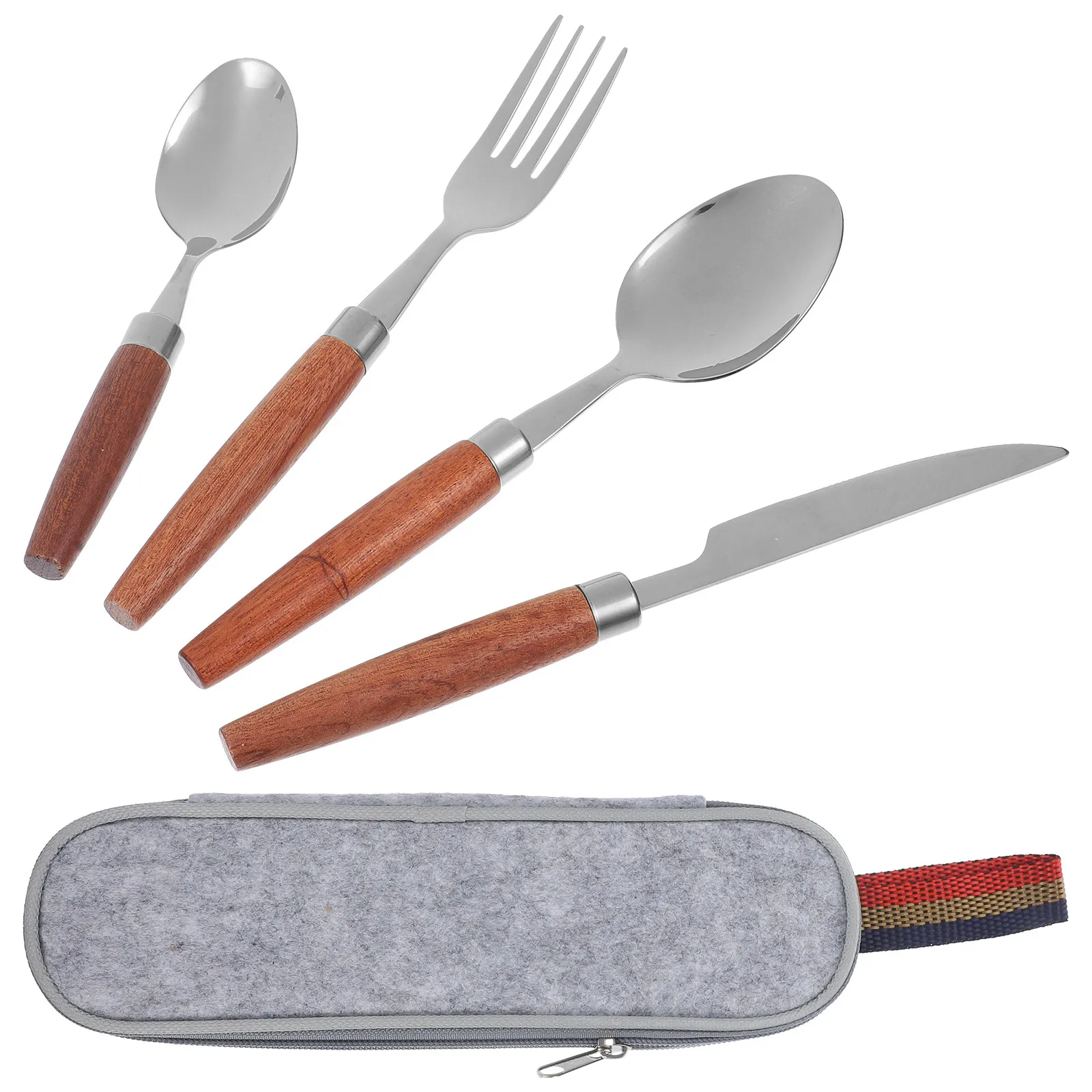 1Set Reusable Stainless Steel Cutlery Fork Spoon Kit Durable Elegant Dining Experience Smooth Edges No Lint Points
1Set Reusable Stainless Steel Cutlery Fork Spoon Kit Durable Elegant Dining Experience Smooth Edges No Lint Points
