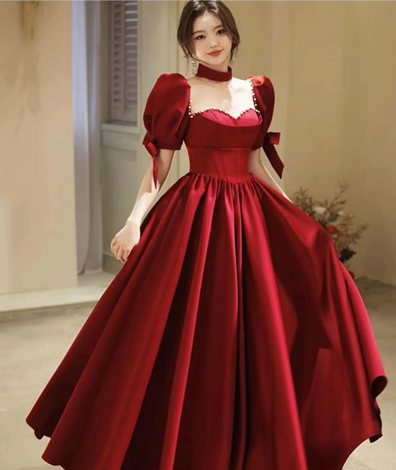 Customized Sweetheart Neck Ball Gowns Beaded Satin Short Sleeve Floor Length Maxi Dress Birthday Party Formal Occasion Dresses
Customized Sweetheart Neck Ball Gowns Beaded Satin Short Sleeve Floor Length Maxi Dress Birthday Party Formal Occasion Dresses