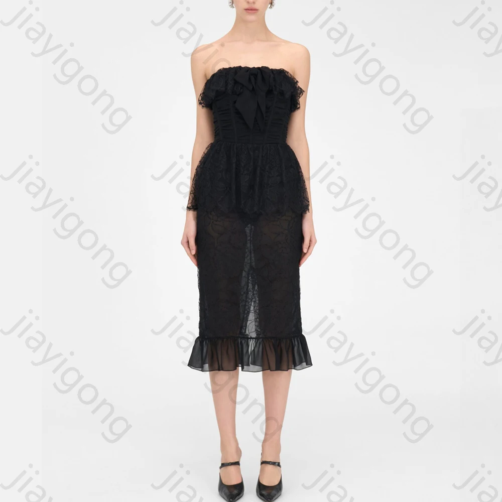 Off The Shoulder Sleeveless Pleat Evening Dresses Sexy Lace Dress Exquisite High Quality Prom Party Gowns for Women Customized
Off The Shoulder Sleeveless Pleat Evening Dresses Sexy Lace Dress Exquisite High Quality Prom Party Gowns for Women Customized