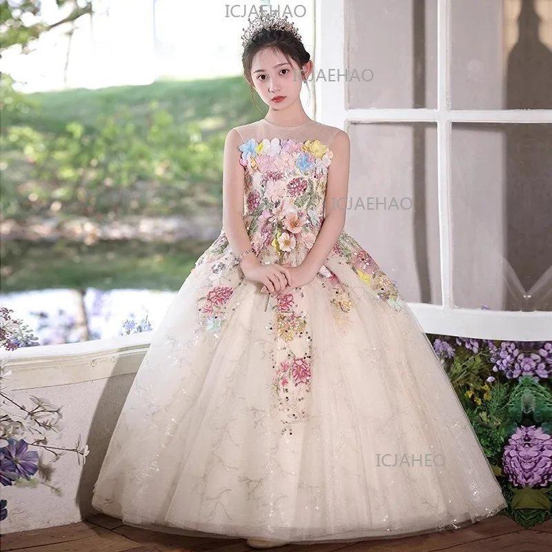 Girls Runway Dress French Puffy Skirt Birthday Flower Girl Little Host Piano Performance Outfit Princess Short Skirt Floral
Girls Runway Dress French Puffy Skirt Birthday Flower Girl Little Host Piano Performance Outfit Princess Short Skirt Floral