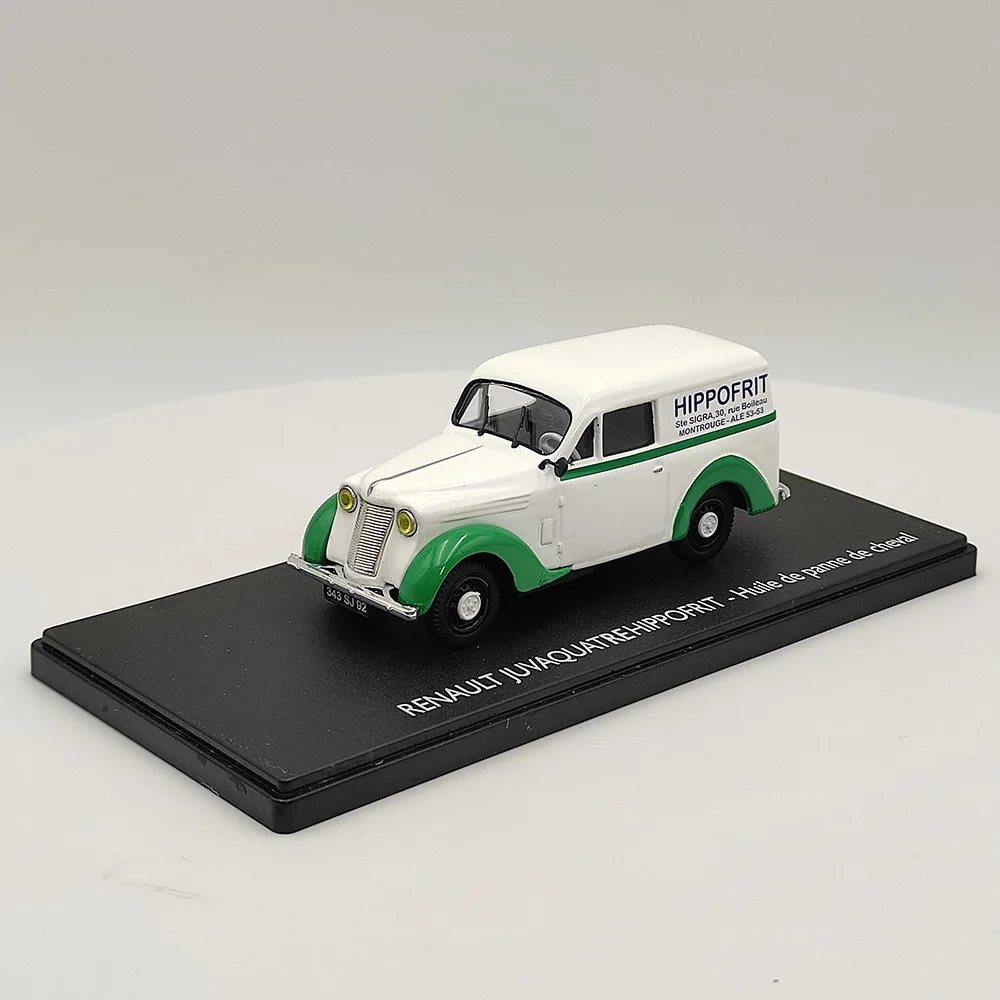 Diecast EIGOR 1/43 Scale Renault JUVAQUATREHIPPOFRIT - Huile De Panne De Cheval Alloy Car Model Collectible Toy Gift Souvenir
Diecast EIGOR 1/43 Scale Renault JUVAQUATREHIPPOFRIT - Huile De Panne De Cheval Alloy Car Model Collectible Toy Gift Souvenir