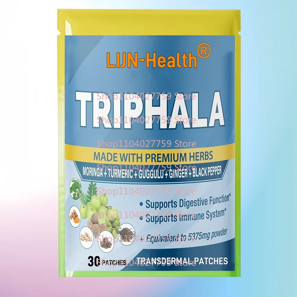 Triphala Extract Transdermal Patches Improves Digestion System -30 Patches 1 Month Supply
Triphala Extract Transdermal Patches Improves Digestion System -30 Patches 1 Month Supply