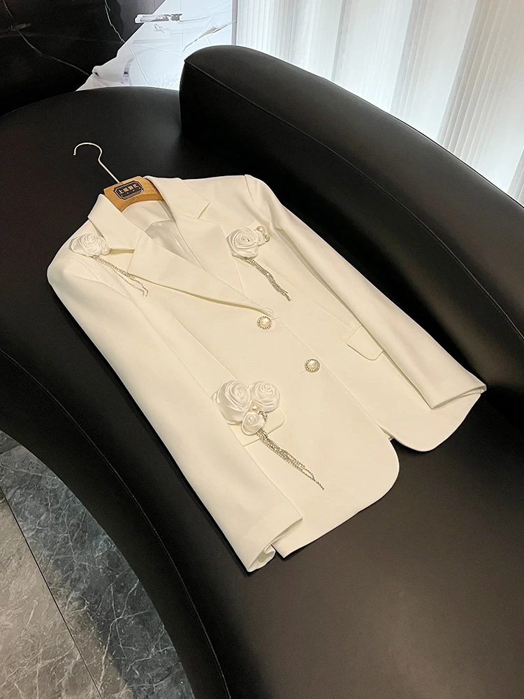 Новый белый дизайн, элитный костюм Sensation 2024, повседневная свободная верхняя одежда с 3D цветочными кисточками, 2042, длинный свеч для поездок на работу
Новый белый дизайн, элитный костюм Sensation 2024, повседневная свободная верхняя одежда с 3D цветочными кисточками, 2042, длинный свеч для поездок на работу