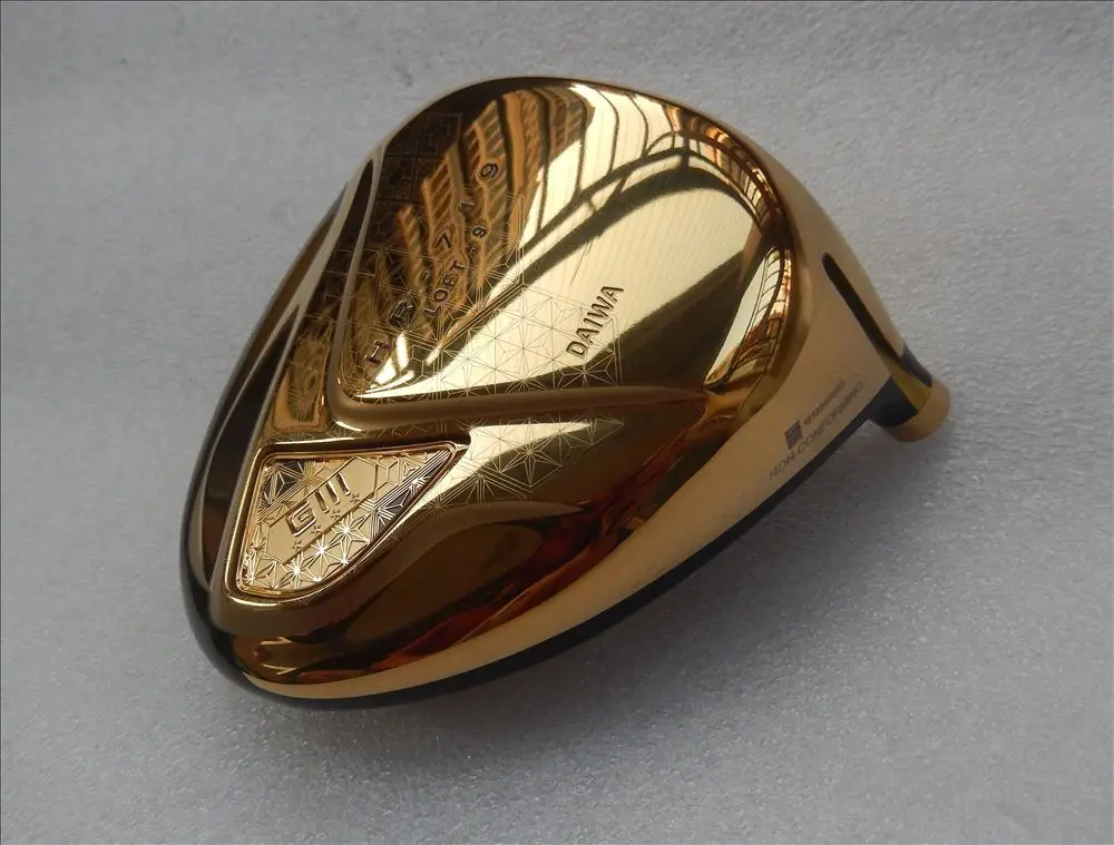 FUJISTAR GOLF DAI WA GIII HR-719 Hi COR titanium golf driver head only have 9deg Gold colour
FUJISTAR GOLF DAI WA GIII HR-719 Hi COR titanium golf driver head only have 9deg Gold colour