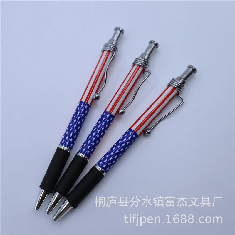 10pcs Flag Pattern Ballpoint Pen Smooth Writing Retractable Metal Design Comfortable Grip Office Use
10pcs Flag Pattern Ballpoint Pen Smooth Writing Retractable Metal Design Comfortable Grip Office Use