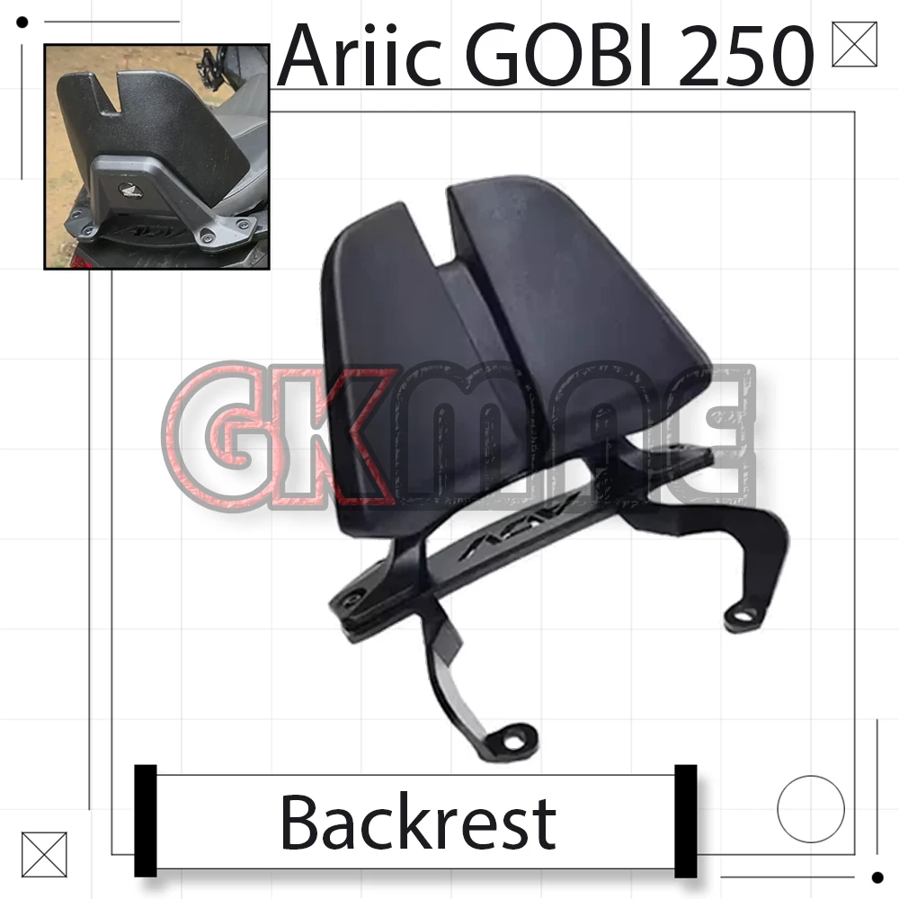 New For Ariic GOBI 250 Motorcycle Modification Backrest Aluminum Alloy Lumbar Support Backrest Cushion
New For Ariic GOBI 250 Motorcycle Modification Backrest Aluminum Alloy Lumbar Support Backrest Cushion