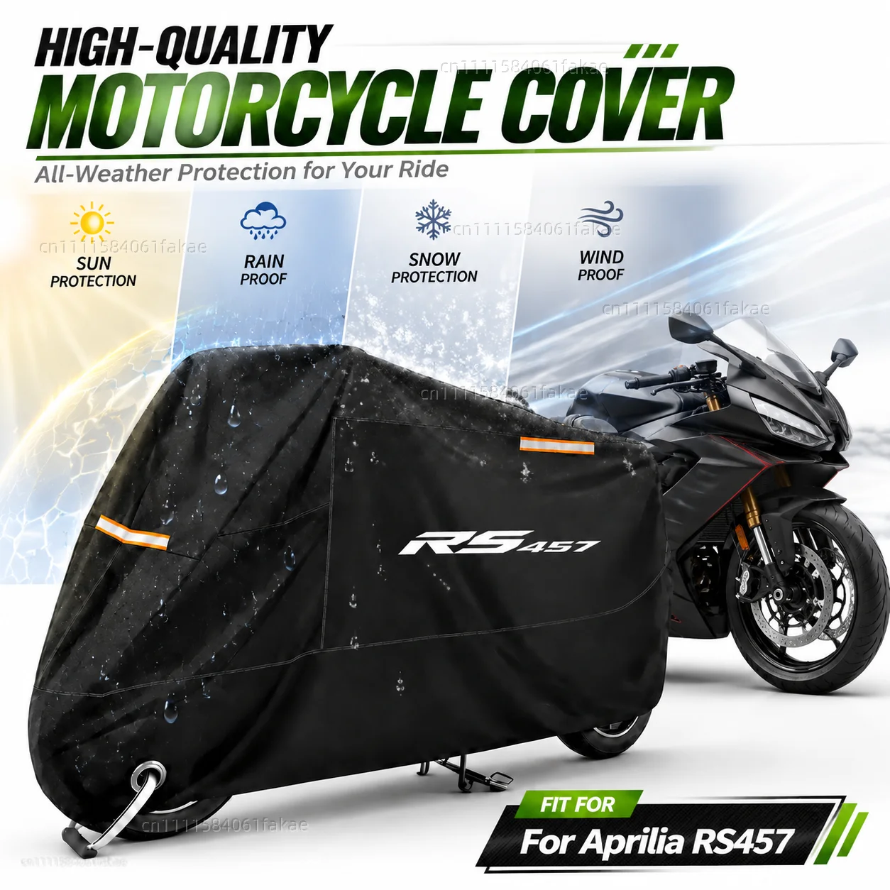 Motorcycle Cover Waterproof Outdoor All Season Dustproof UV Protective Moto Scooter Rain Cover For Aprilia RS457 RS660 RSV4
Motorcycle Cover Waterproof Outdoor All Season Dustproof UV Protective Moto Scooter Rain Cover For Aprilia RS457 RS660 RSV4