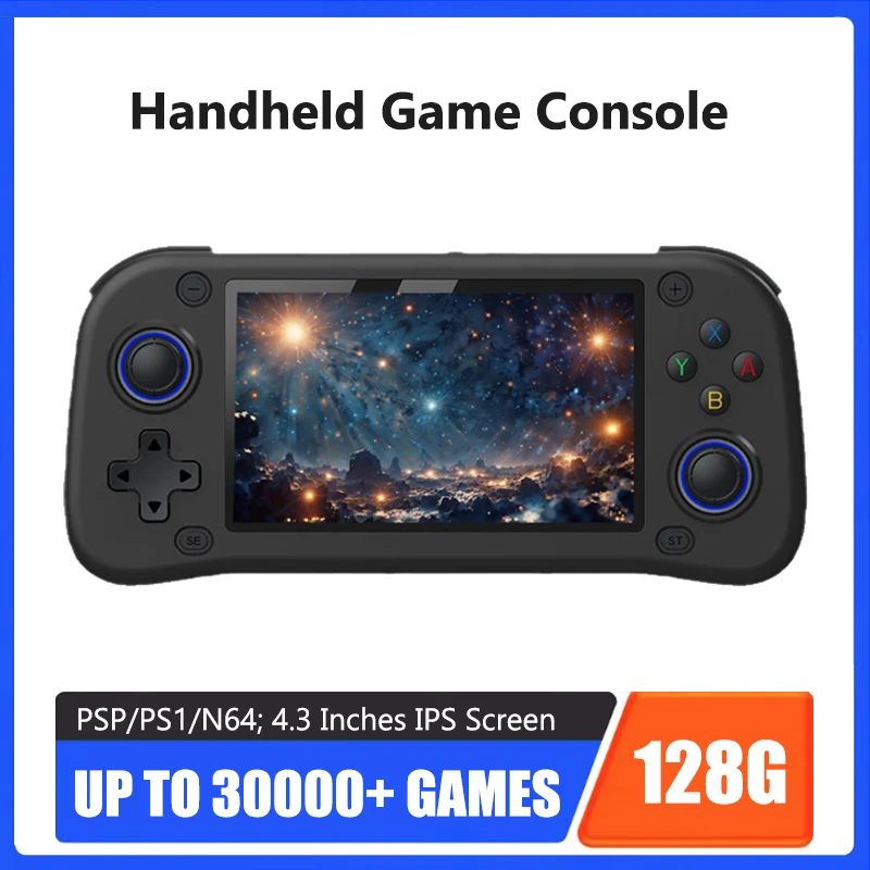 64G 128G Game Consoles 4.3 Inches IPS Screen Handheld Game Players Linux System Emulator Portable Console Retro Video Games
64G 128G Game Consoles 4.3 Inches IPS Screen Handheld Game Players Linux System Emulator Portable Console Retro Video Games