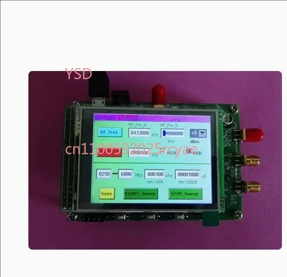 Color Touch Screen Sweep Signal Source Module (with ADF5355 Chip, VCO Microwave Frequency Synthesizer PLL)
Color Touch Screen Sweep Signal Source Module (with ADF5355 Chip, VCO Microwave Frequency Synthesizer PLL)