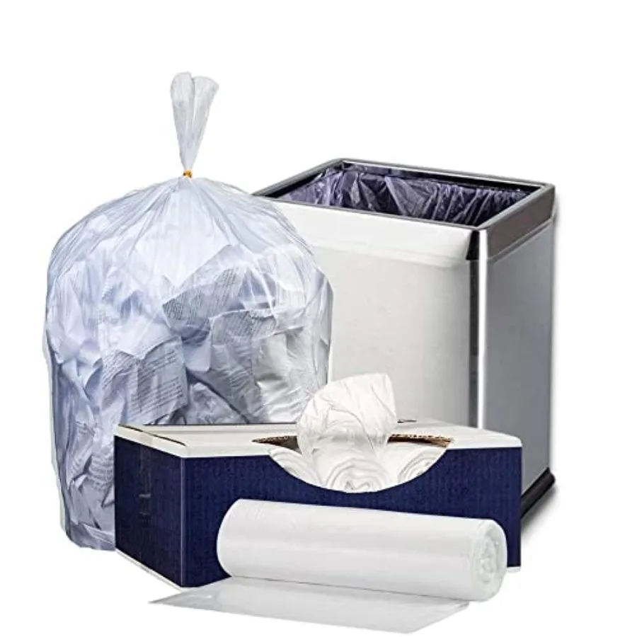 12-16 Gallon Trash Bags Clear High Density Garbage Bags Liners 24" x 33" 1000 Count Leak-Proof Durable Offices Schools Cleaning
12-16 Gallon Trash Bags Clear High Density Garbage Bags Liners 24" x 33" 1000 Count Leak-Proof Durable Offices Schools Cleaning