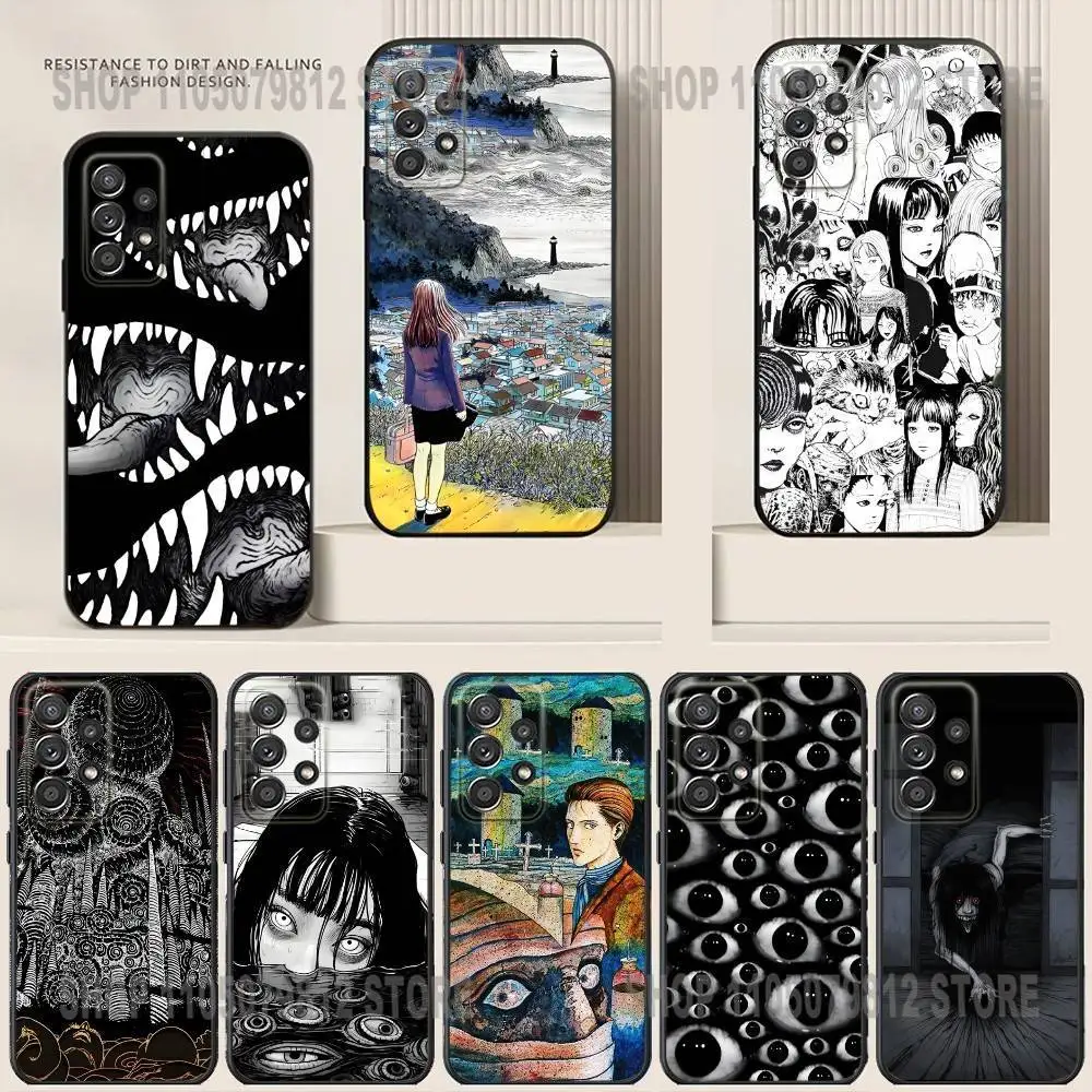 J-Junji Ito M-manga Phone Case For Samsung S24,21,22,23,30,Ultra,20,Plus,Note,10,9,Black soft silicone case
J-Junji Ito M-manga Phone Case For Samsung S24,21,22,23,30,Ultra,20,Plus,Note,10,9,Black soft silicone case