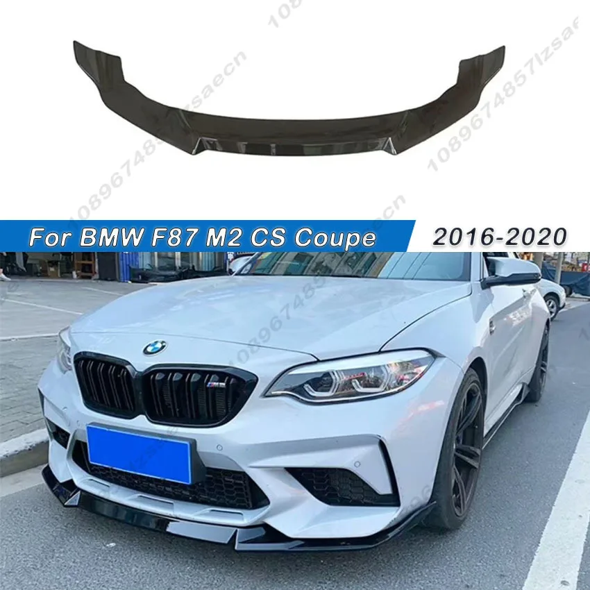 For BMW F87 M2 CS Coupe 2016 2017 2018 2019 2020 2021 Car Front Bumper Lip Spoiler Body Kit Splitter Diffuser Tuning Gloss Black
For BMW F87 M2 CS Coupe 2016 2017 2018 2019 2020 2021 Car Front Bumper Lip Spoiler Body Kit Splitter Diffuser Tuning Gloss Black