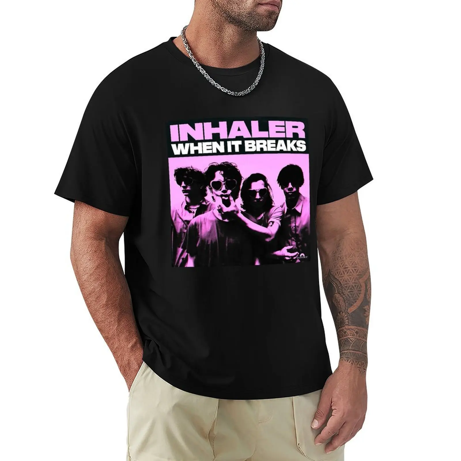 Inhaler When It Breaks Cover T-Shirt Cool Feeling Summer Tee Shirt
Inhaler When It Breaks Cover T-Shirt Cool Feeling Summer Tee Shirt