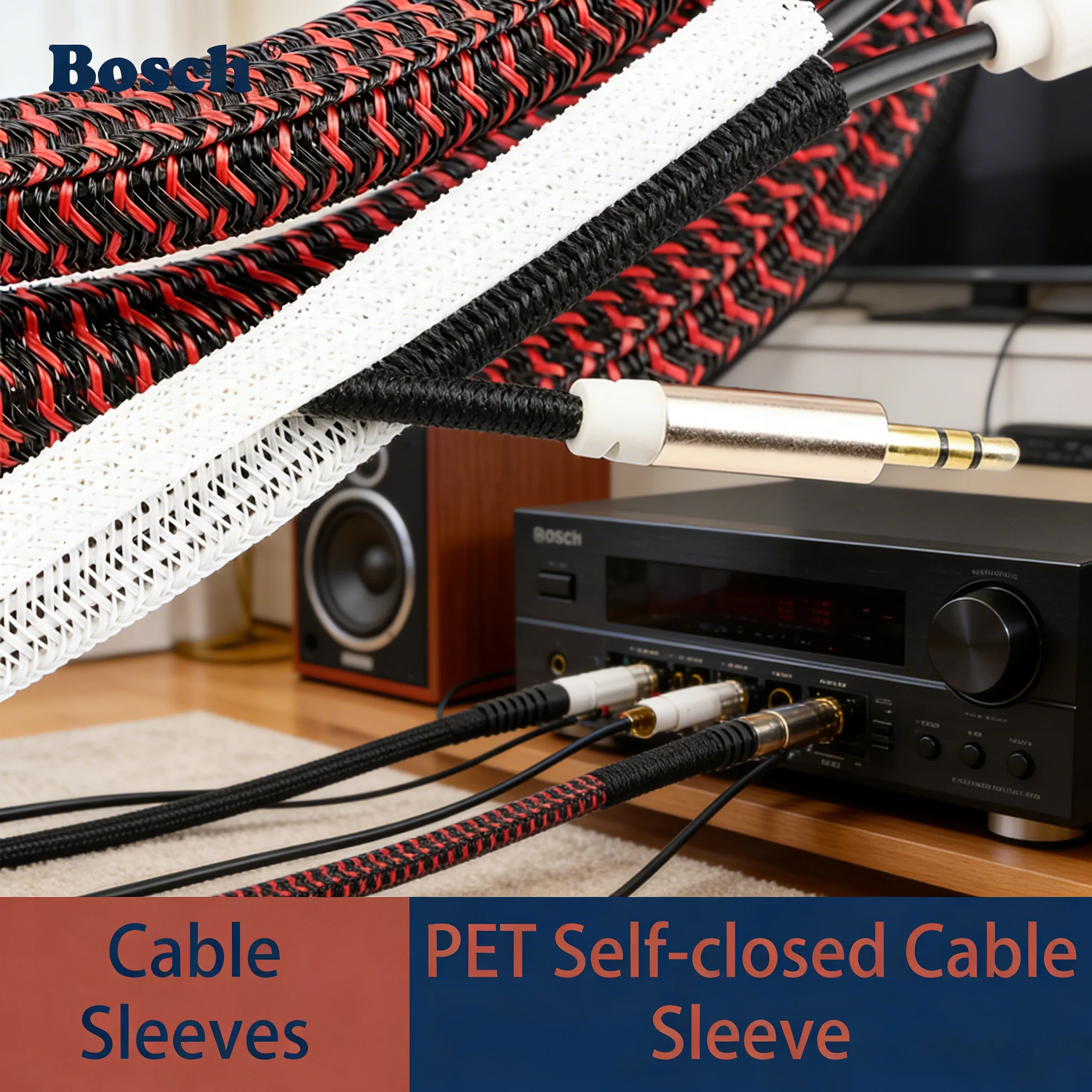 PET Self-Wrapping Cable Sleeve 5-50mm Adjustable Heat-Resistant Wire Conduit 1-10M Split Loom Harness Protection Sheath
PET Self-Wrapping Cable Sleeve 5-50mm Adjustable Heat-Resistant Wire Conduit 1-10M Split Loom Harness Protection Sheath