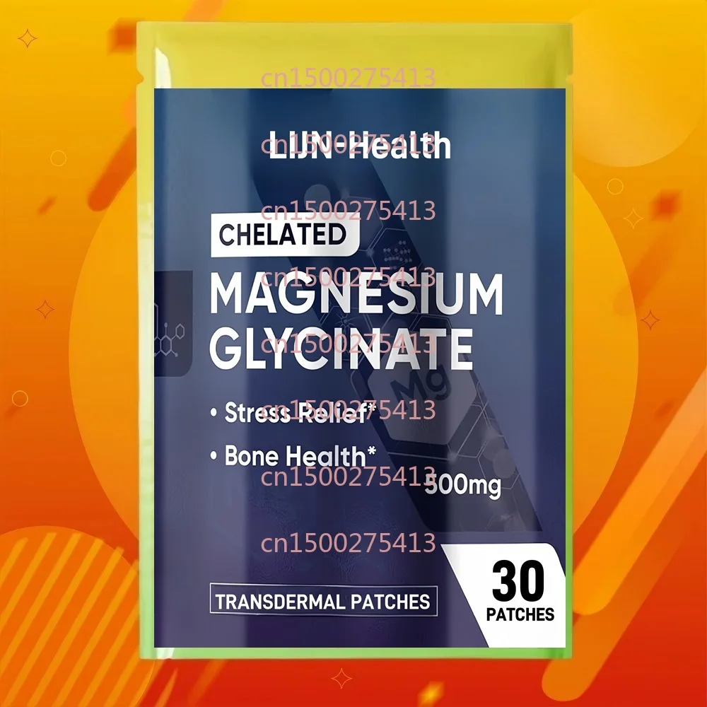30 Patches Magnesium Glycinate Transdermal Patches - Support Stress Relief, Sleep, Bone Health
30 Patches Magnesium Glycinate Transdermal Patches - Support Stress Relief, Sleep, Bone Health