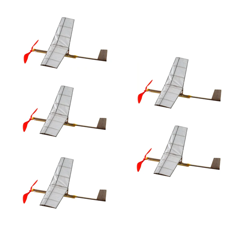 5Sets Entry-level Rubber Band Powered Airplane Model Assembly Wooden Aircraft Lightweight Toy DIY Glider for Youth Competition
5Sets Entry-level Rubber Band Powered Airplane Model Assembly Wooden Aircraft Lightweight Toy DIY Glider for Youth Competition