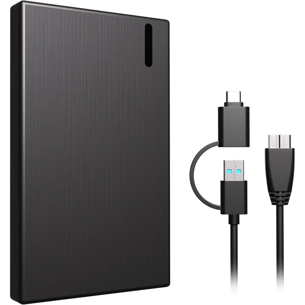 1TB Portable External Hard Drive - USB 3.0 & Type-C for PC, Laptop, PS4, PS5 - Backup, Photos, Movies, Games - Plug and Play, Hi
1TB Portable External Hard Drive - USB 3.0 & Type-C for PC, Laptop, PS4, PS5 - Backup, Photos, Movies, Games - Plug and Play, Hi