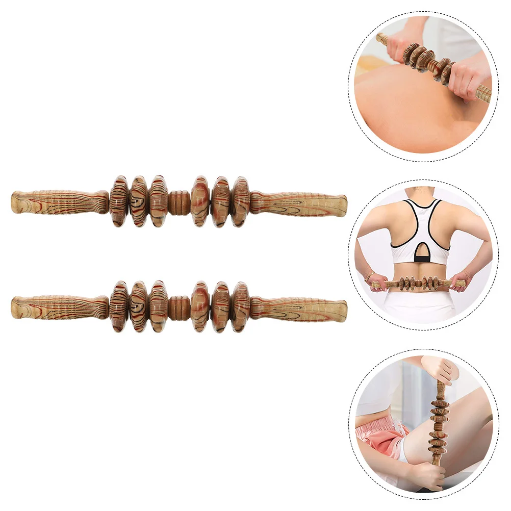 2pcs Massager Wooden Roller For Back Belly Body Massage Stick To Relieve Fatigue Improve Circulation Abdominal Roller
2pcs Massager Wooden Roller For Back Belly Body Massage Stick To Relieve Fatigue Improve Circulation Abdominal Roller