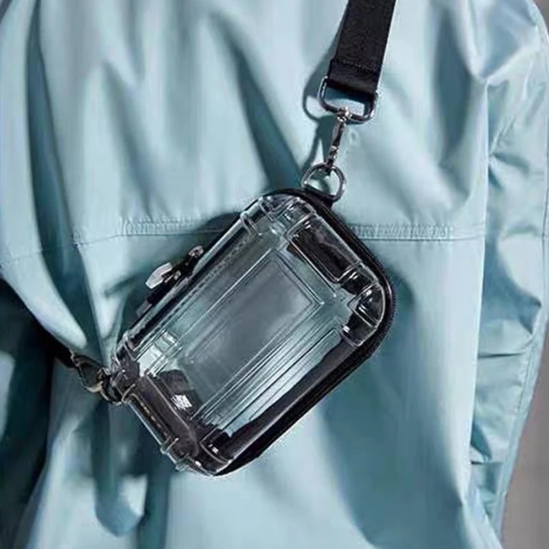 Mini Hard Shell Crossbody Shoulder Bag For Women Transparent Travel Storage Cosmetic Wash Purse Handbag
Mini Hard Shell Crossbody Shoulder Bag For Women Transparent Travel Storage Cosmetic Wash Purse Handbag